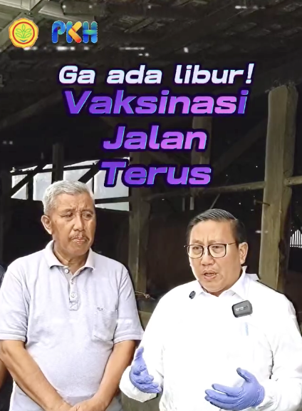 Kementan Gaspol Tanpa Libur Vaksinasi Ternak Serentak Diseluruh Indonesia