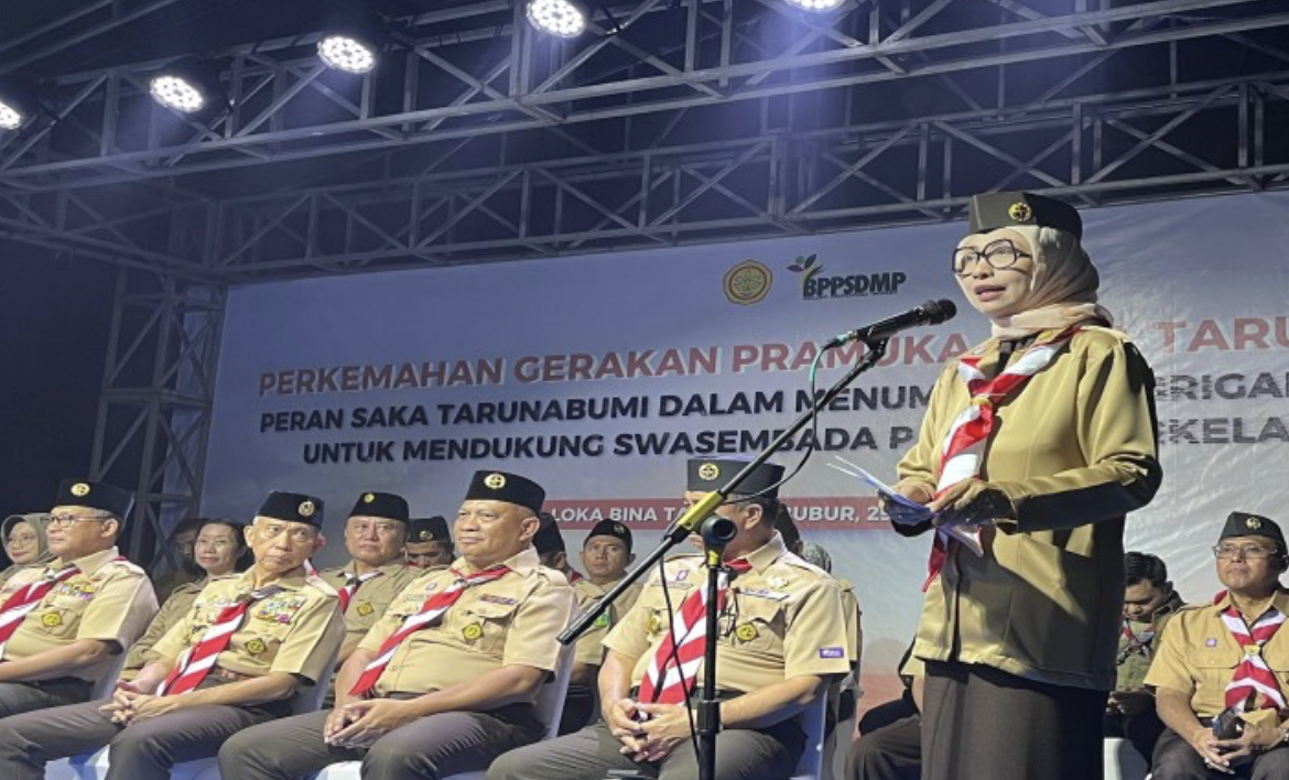 Cerdas Otak, Tulus Hati  Kementan Tanamkan Semangat Swasembada Pangan Lewat Pramuka