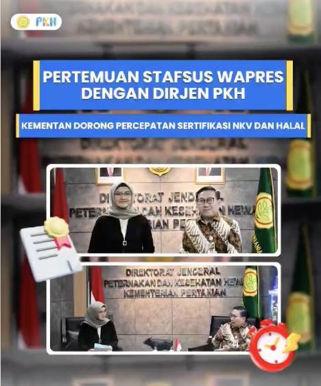 Video Pertemuan Stafsus Wapres dan Dirjen PKH Kementan